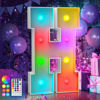 Picture of imprsv 3FT Colorful Marquee Light Up Letters H, 18 Colors Light Up Letters Alphabet Sign with Remote, Wedding Love Letters, Large Letters for Birthday Engagement Anniversary Wedding Party Decor