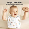 Picture of KeaBabies 8-Pack Organic Baby Bibs for Boy, Girl, Drool Bibs for Baby Boy & Girl Toddler, Infant Bibs, Cotton Bibs, Super Absorbent Drooling Teething Bibs (Wilderness)