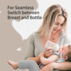 Picture of Pigeon Baby Bottle Newborn Feeding Gift Set, Anti-Colic, Wide Neck Bottle with Latch-On Line Nipple (4 PP Feeding Bottles with Nipples+ 4 Nipples + 1 Baby Bottle Brush)