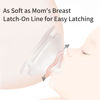 Picture of Pigeon Baby Bottle Newborn Feeding Gift Set, Anti-Colic, Wide Neck Bottle with Latch-On Line Nipple (4 PP Feeding Bottles with Nipples+ 4 Nipples + 1 Baby Bottle Brush)