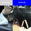 Picture of Amooca Headrest Hooks for Car Adjustable 4 Pack Vehicle Seat Back Organizer Storage Hanger Holder for Purse Bags Universal Fit Clip Black