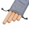 Picture of 2 Pairs Classical Wood Claves Musical Percussion Instrument, 8 Inch Rhythm Natural Hardwood Sticks with a Carry Bag
