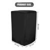 Picture of 15 Inch Outdoor Powered Speaker Cover, Upright Speaker Cover Cloth Speaker Cover Bag Speaker Protective Cover Sunscreen Waterproof Audio Dust Protection Bag (Black)