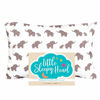 Picture of Little Sleepy Head Toddler Pillowcase for 13x18 Toddler Pillow, 100% Cotton & Hypoallergenic Travel Pillowcase for Boys and Girls, Envelope Pillowcase, Pillow Sold Separately (Happy Elephants - White)