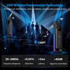 Picture of LEKATO Wireless Guitar System UHF Wireless Guitar Transmitter Receiver Rechargeable Audio Wireless Guitar Transmitter and Receiver with 70 Channels Wireless for Guitar Bass Electric Instruments (Blue)