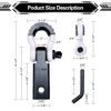 Picture of AUTOBOTS Shackle Hitch Receiver 2", 45,000 Lbs Break Strength Heavy Duty Receiver with 5/8" Screw Pin, 3/4" D Ring Shackles, Towing Accessories for Vehicle Recovery Off-Road, White&Black