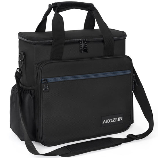 Picture of AKOZLIN Padded Mixer Gig Bag DJ Controller Travel Shoulder Bag Case 13"X13"X5.5"Fit For MG06, AG03, MG10X, Mix8, ProFX8 and More Equipment