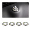 Picture of 4PCS Bling Inner Car Door Lock Cover Stickers, Rhinestones Pull Rod Bolt Decorations, Crystal Auto Decals for Women Girls, Sparkly Car Door Lock Pin Caps for C Class C200L GLC260 C260L