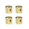 Picture of XIYANGJUAN 4Pcs Metal Guitar Knobs Gold Volume Tone Control Knob Dome Knobs with with Allen Keys Screws for Fender Telecaster Gibson Les Paul Electric Guitar Bass