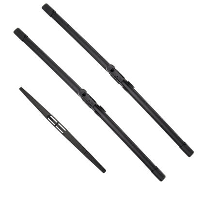 Picture of JustCar 3 wipers Replacement for Ford Escape 2008 2009 2010 2011 2012, Windshield Wiper Blades Original Equipment Replacement - 20"/20"/12E" (Set of 3) U/J HOOK