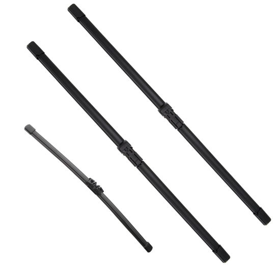 Picture of JustCar 3Pcs for BMW X3,X4 Windshield Wiper Blades 2019 2020 2021 2022, Original Equipment Automotive Replacement Windshield Wiper Blades for My Car- 26"/20"/12"(Set of 3)