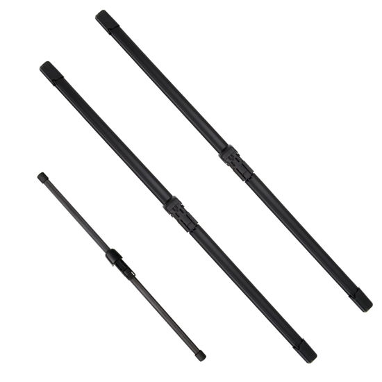 Picture of JustCar 3 wipers Replacement for Volkswagen Tiguan 2018 2019 2020 2021 2022, Windshield Wiper Blades Original Equipment Replacement - 25"/22"/15" (Set of 3)