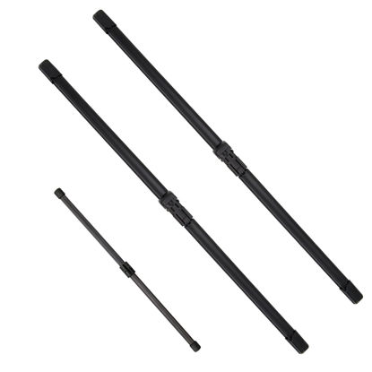 Picture of JustCar 3Pcs Audi Q5 Windshield Wiper Blades 2009-2017, Audi SQ5 2014-2017, Audi Q3 2019-2022, Original Equipment Automotive Replacement Windshield Wiper Blades for My Car- 24"/20"/13" (Set of 3)