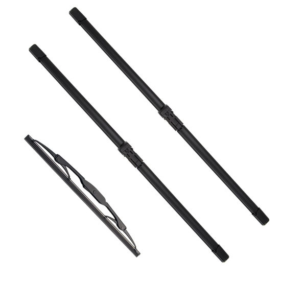 Picture of JustCar 3 wipers Replacement for 2010-2017 GMC Terrain 2010-2017 Chevy Equinox, Windshield Wiper Blades Original Equipment Replacement - 24"/17"/13" (Set of 3)