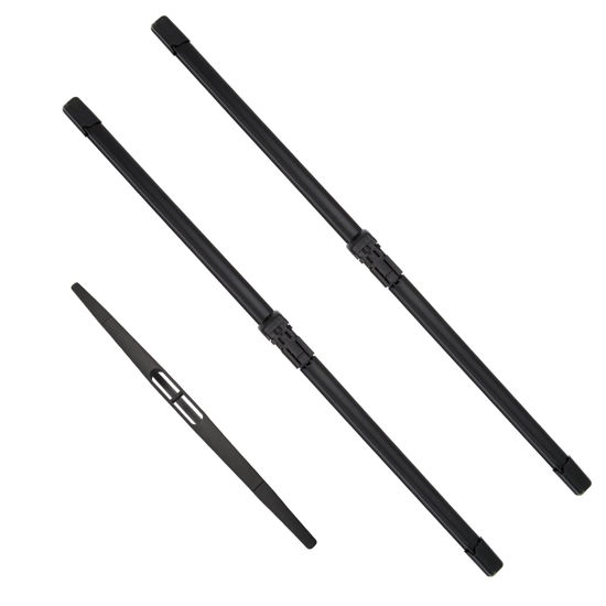 Picture of JustCar 3Pcs for GMC Acadia Windshield Wiper Blades 2007 2008 2009 2010 2011 2012 GMC Acadia, Original Equipment Automotive Replacement Windshield Wiper Blades - 24"/21"/11" (Set of 3)