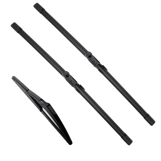 Picture of JustCar 3 wipers Replacement for 2006-2011 Mercedes-Benz ML500 ML350 2007-2009 Mercedes-Benz ML320 GL320 GL450 R320, Windshield Wiper Blades Original Equipment Replacement - 28"/21"/12" (Set of 3)