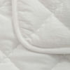 Picture of NTBAY Down Alternative Toddler Comforter, Lightweight and Warm Solid Color Baby Crib Quilted Blanket, 39x47 inches, White