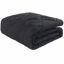 Picture of NTBAY Down Alternative Oversized Toddler Comforter, Super Soft and Warm Solid Color Baby Crib Quilted Blanket, 43x60 inches, Black