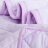 Picture of NTBAY Down Alternative Toddler Comforter, Lightweight and Warm Solid Color Baby Crib Quilted Blanket, 39x47 inches, Light Purple