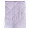 Picture of NTBAY Down Alternative Toddler Comforter, Lightweight and Warm Solid Color Baby Crib Quilted Blanket, 39x47 inches, Light Purple