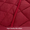 Picture of NTBAY Down Alternative Oversized Toddler Comforter, Super Soft and Warm Solid Color Baby Crib Quilted Blanket, 43x60 inches, Red