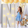 Picture of imprsv 3FT Marquee Letters, Marquee Light Up Letters Mosaic Light Up Letters for Birthday Baby Shower Wedding Engagement Party Backdrop Decor, Large Marquee Letters for Party Decorations, Letter N