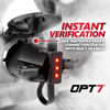 Picture of OPT7 7 Pin to 4 Pin Trailer Adapter w/Tester, 7 Way Blade to 4 Way Flat Trailer Connector w/Secure Tab for Pickup Truck Trailer Tow Hitch, 3.75" Long x 1.75" Diameter