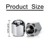 Picture of Ajxn 4 Pack Skull Car Wheel Tire Valve Stem Caps Airtight Dust Proof Covers Universal Tire Air Valve Caps for Cars, Trucks, Bicycles, Car Accessories for Adults (White)