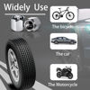 Picture of Ajxn 4 Pack Skull Car Wheel Tire Valve Stem Caps Airtight Dust Proof Covers Universal Tire Air Valve Caps for Cars, Trucks, Bicycles, Car Accessories for Adults (White)