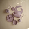 Picture of mushie Silicone Suction Bowl | BPA-Free Non-Slip Design (Soft Lilac)
