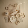Picture of mushie Silicone Suction Bowl | BPA-Free Non-Slip Design (Ivory)