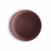 Picture of mushie Silicone Suction Bowl | BPA-Free Non-Slip Design (Cloudy Mauve)