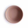 Picture of mushie Silicone Suction Bowl | BPA-Free Non-Slip Design (Blush)