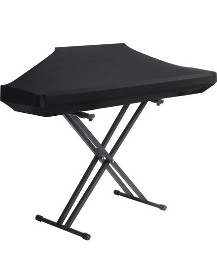 Picture of YNester Piano Keyboard Dust Cover - 88 Keys Stretchy Adjustable Electric Piano Music Keyboard Cover for Durable Elastic & Cord Lock, Full Cover Elastic Music keyboard Protector Covers