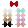 Picture of YanJie Baby Girl Bows Nylon Headbands Newborn Hairbands Bows Handmade Hair Bows Hairbands Elastic Hair Accessories for Girls Infant Toddlers Kids