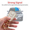 Picture of Gematay for Cadillac Key Fob Cover with Keychain Lanyard, Soft TPU Key Fob Protector Shell Compatible with Cadillac Escalade CTS SRX XT5 ATS CT6 5 Buttons Smart Key Case