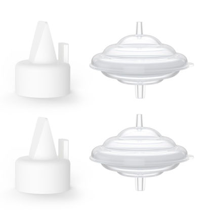 Picture of Paruu Pump Parts Compatible with Spectra S1/S2/9 Plus, Not Original Accessories, Replacements Include Valve and Backflow Protector (Duckbill Included), 2 Set