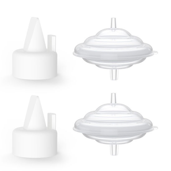 Picture of Paruu Pump Parts Compatible with Spectra S1/S2/9 Plus, Not Original Accessories, Replacements Include Valve and Backflow Protector (Duckbill Included), 2 Set