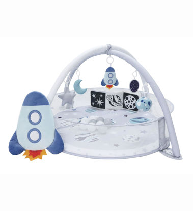 Picture of Aila+Aiden 6-in-1 XL Play Mat & Play Gym, Baby Gym, Baby Activity Gym, Sensory Exploration and Motor Skill Development Toys (Space Gray)