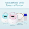 Picture of [8-Count] Papablic Duckbill Valves and Backflow Protector Compatible with Spectra S1 Spectra S2 Spectra 9 Plus Breast Pumps, Not Original Spectra Pump Parts, BPA/DEHP Free
