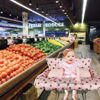 Picture of DODO NICI Shopping Cart Cover for Baby/Toddler with Pillow, Cozy High Chair Cover, Pink