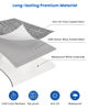 Picture of Xenjum RV Awning Fabric Replacement, 18.5oz Heavy-Duty Weatherproof Vinyl Camper Awning Replacement Universal Outdoor Canopy for RV, Motorhome, and Trailer Awnings-Light Gray Fade-17(Fabric 16'2")