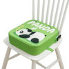 Picture of Eiury Toddler Booster Seat for Dining Table, Portable Kids Booster Seat with Safety Buckles Portable Increasing Booster Cushion with Non-Slip Bottom (Green Panda)