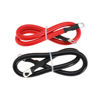 Picture of 4 AWG Battery Cable 4AWG Gauge Pure Copper Battery Inverter Cables with 3/8 in Lugs Both Ends Power Inverter Wire Set for Automotive Solar Marine Boat RV Car Motorcycle Red and Black (2FT)