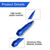 Picture of SINGARO 60mm Spiked Valve Caps, Aluminum Alloy Dustproof and Waterproof Tire Valve Stem Caps, Suitable for Cars, Trucks and Motorcycles (4PCS Blue)