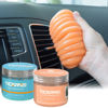 Picture of TICARVE 2Pack Car Cleaning Gel Car Putty Car Cleaning Putty Auto Tools for Car Interior Cleaner Cleaning Kits Automotive Car Cleaner Blue Orange (320g/11.2oz)