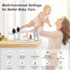 Picture of Baby Monitor with 2 Cameras Standby for 26-Hour Battery, Remote Control 4.3'' IPS Video Baby Monitor No WiFi Up to 1000ft Range, ECO, Night Vision, Temperature, 2-Way Talk, 8 Lullabies