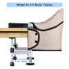 Picture of Hook on Chair, Portable Clip on High Chair Use at Most Tables, Table Attached high Chair with Carry Bag, Fast Table Chair Travel Feeding Seat for Baby & Toddlers (Brown)