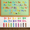 Picture of DECOWALL DS-8044 Animal Alphabet Numbers Colour Decals Stickers Kids Peel and Stick Removable for Room décor Letters ABC Classroom playroom Decorations Educational Bedroom Nursery