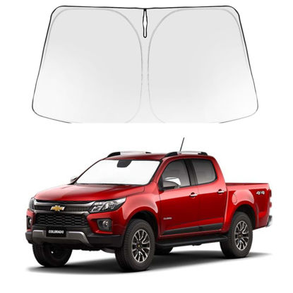 Picture of Proadsy 2024 Upgrade Front Windshield Sun Shade Foldable Sunshade Protector Custom Fit 2023 2024 Chevrolet Colorado Pickup Truck Prime Accessories